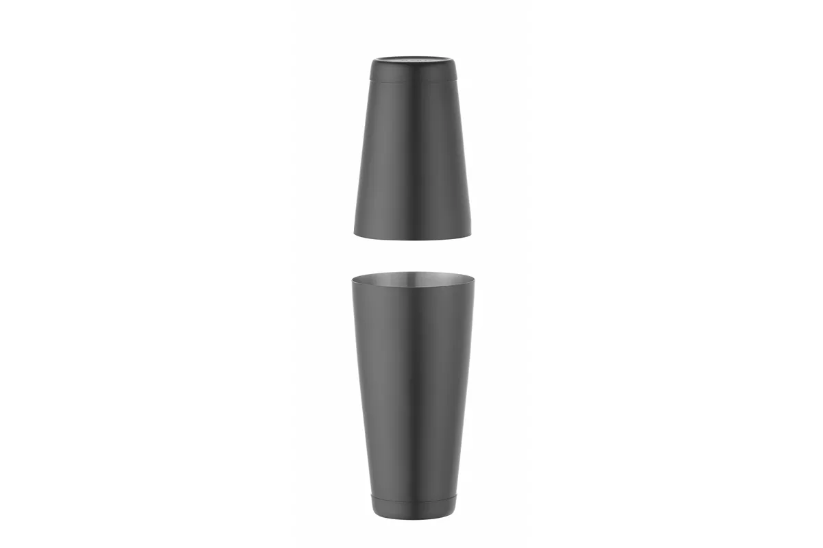 Shaker bostoński Tin-on-Tin, 0,8L, czarny, ⌀90mm BarUp 596418
