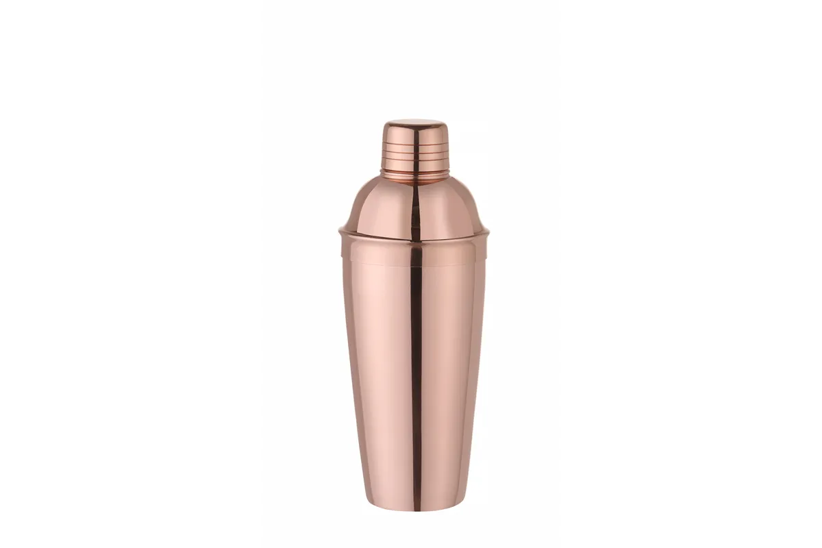 Shaker 3-częściowy Cobbler, miedziany, ⌀85x240mm BarUp 596425