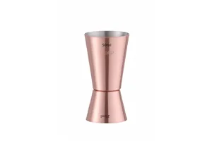 Jigger – miarka barmańska 25/50 ml, miedziany, ⌀42x86mm BarUp 596548