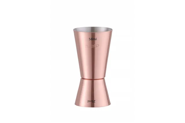 Jigger – miarka barmańska 25/50 ml, miedziany, ⌀42x86mm BarUp 596548