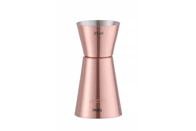 Jigger – miarka barmańska 25/50 ml, miedziany, ⌀42x86mm BarUp 596548