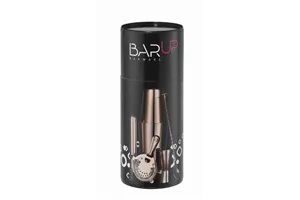 Zestaw barmański w tubie, miedziany, ⌀120x320mm BarUp 596623