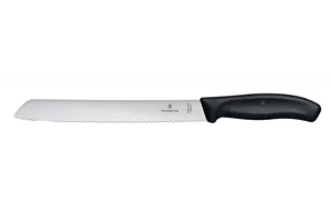 Nóż do chleba, czarny, 340mm Victorinox 6.8633.21B