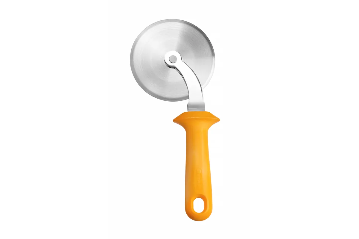 Radełko do pizzy heavy-duty Pizzer, designed by Robert Bronwasser, pomarańczowy, ⌀97x240mm HENDI 618127