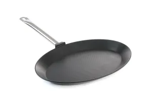 Patelnia do ryb Titanium Professional owalna, 400x275x35mm HENDI 629604