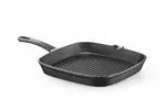 Patelnia żeliwna do grillowania, kwadratowa, 230x230x25mm HENDI 629932