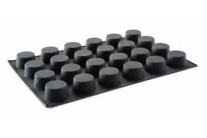Forma silikonowa MUFFIN, 570x375x40mm, Okrągły HENDI 677223