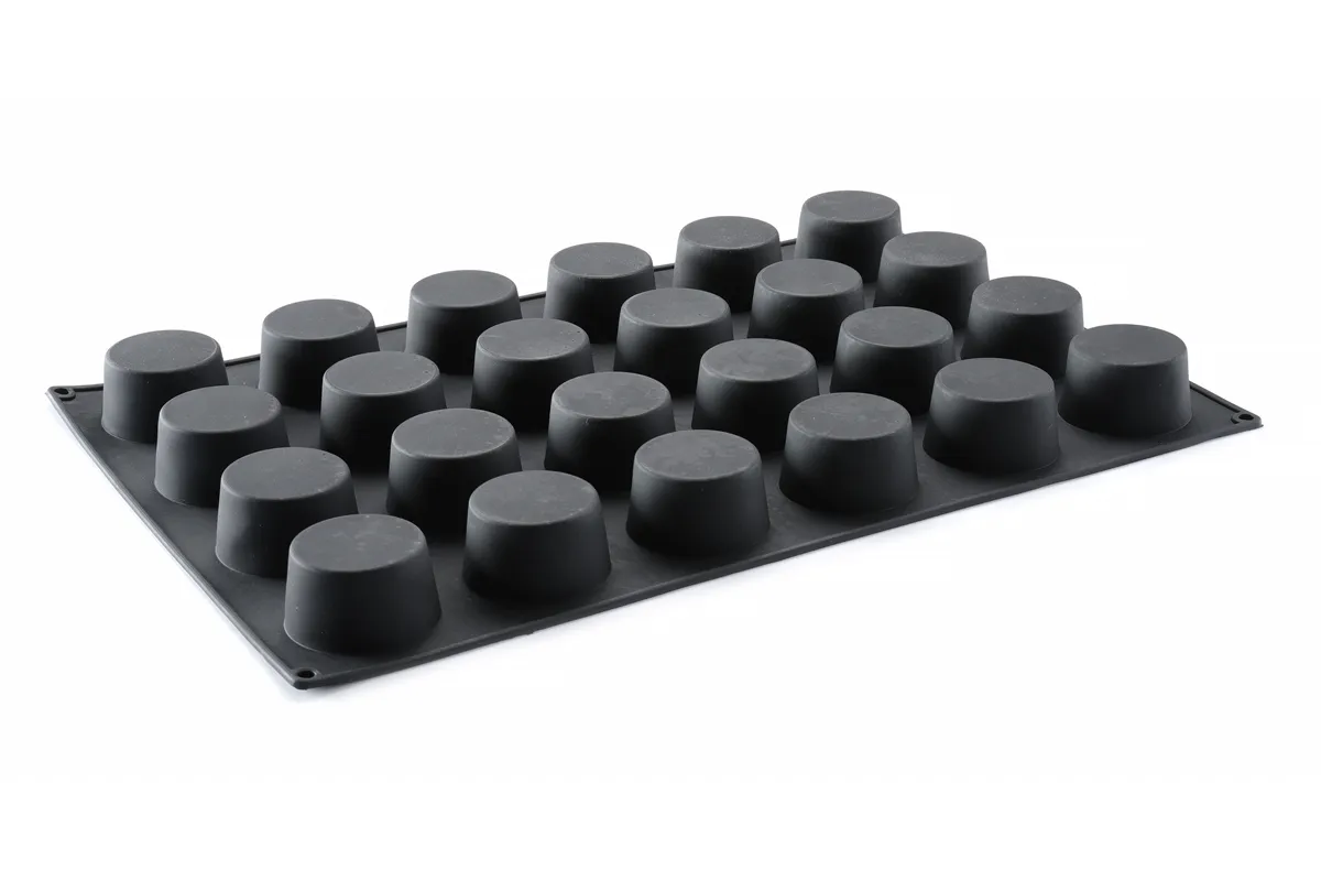 Forma silikonowa MUFFIN, 570x375x40mm, Okrągły HENDI 677223