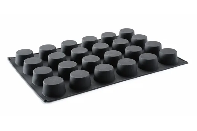 Forma silikonowa MUFFIN, 570x375x40mm, Okrągły HENDI 677223