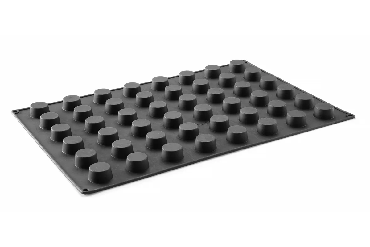 Forma silikonowa MINI-MUFFIN, 570x375x25mm, Okrągły HENDI 677230