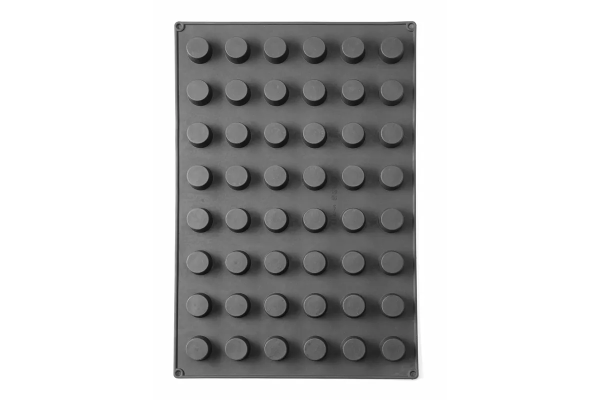 Forma silikonowa MINI-MUFFIN, 570x375x25mm, Okrągły HENDI 677230