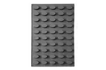 Forma silikonowa OVAL, 570x375x20mm, Owalny HENDI 677247
