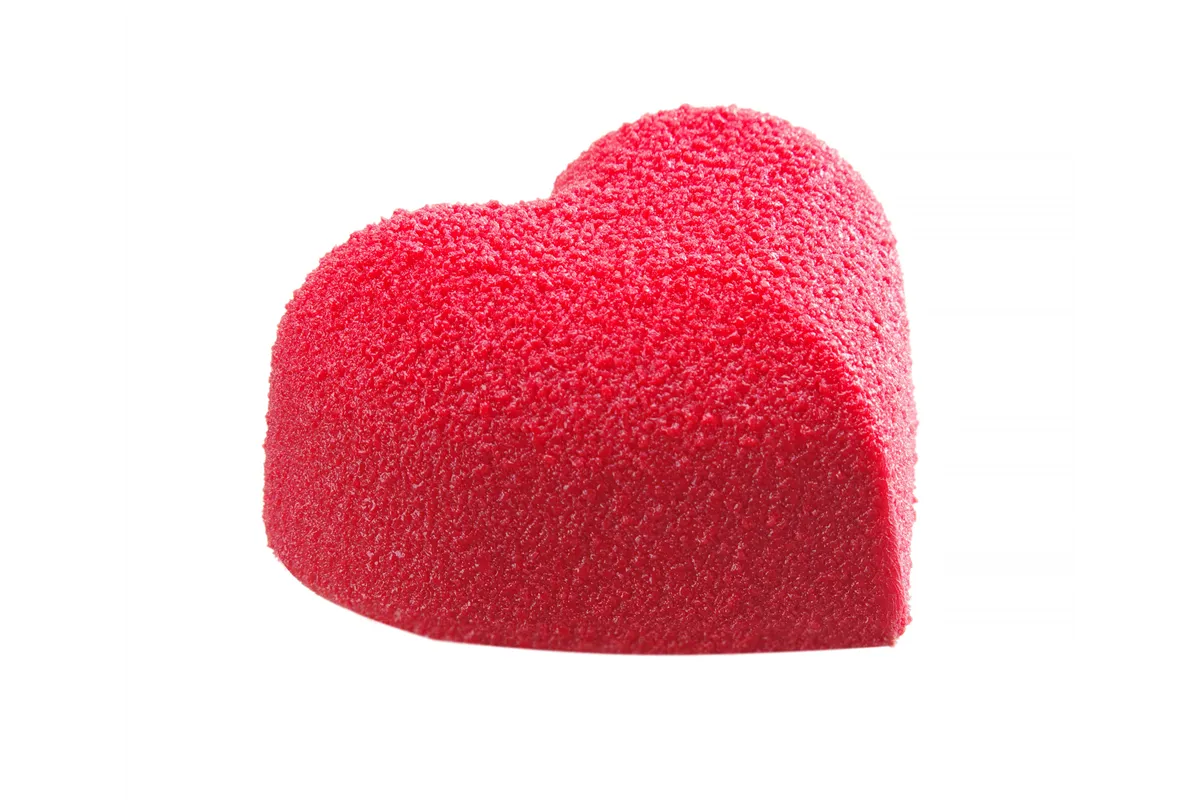 Forma silikonowa HEART, 570x375x35mm, Serce HENDI 677254