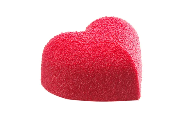 Forma silikonowa HEART, 570x375x35mm, Serce HENDI 677254