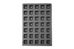 Forma silikonowa SQUARE, 570x375x25mm, Kwadratowy HENDI 677261