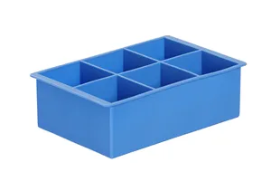 Forma do kostek lodu XL, niebieski, 170x110x52mm BarUp 679036
