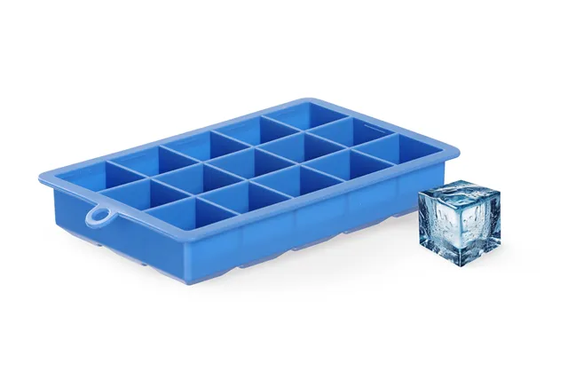 Forma do kostek lodu mini, niebieski, 190x120x35mm BarUp 679043