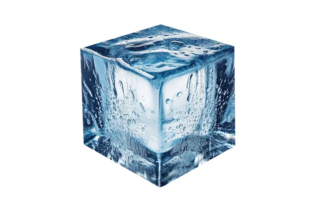 Forma do kostek lodu mini, niebieski, 190x120x35mm BarUp 679043