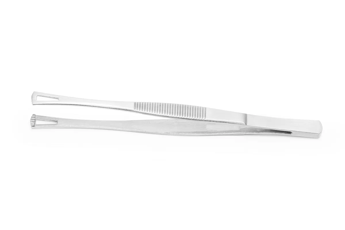 Pęseta z kwadratowymi końcówkami, 145mm HENDI 680162