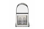 Kruszarka do lodu manualna, srebrny, 160x140x270mm BarUp 695708