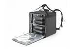 Plecak termoizolacyjny dostawczy, 75,2L, czarny, 410x410x480mm HENDI 709801