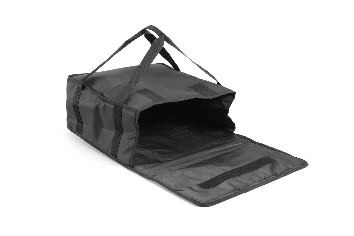 Torba termoizolacyjna na pizzę - na 4 pudełka 45x45 cm, Kitchen Line, czarny, 470x470x210mm HENDI 709870