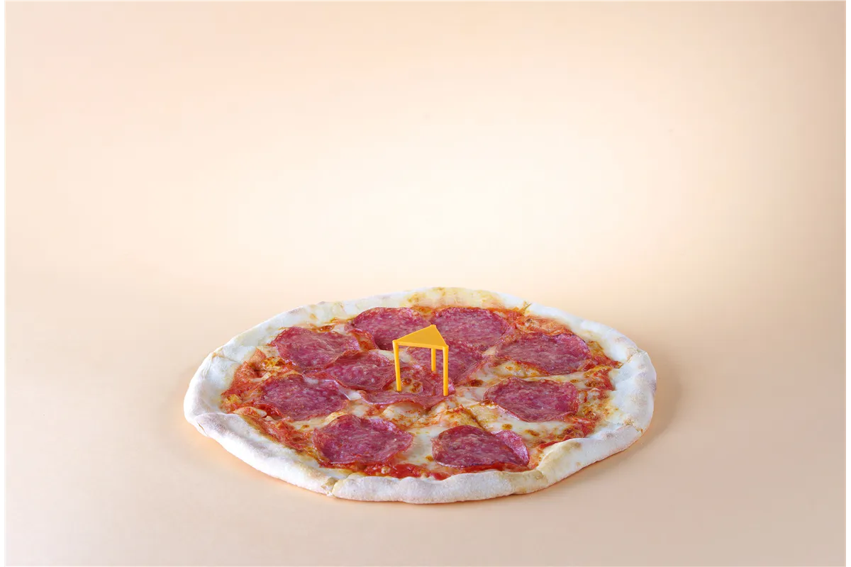 Podkładki dystansowe do transportu pizzy, pomarańczowy, 500 szt HENDI 709900