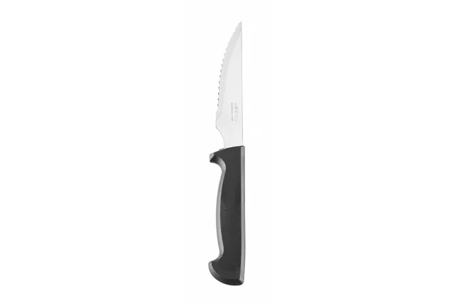 Nóż do steków, seria STEAK BASIC, STEAK BASIC, czarny, 230mm, Ząbkowany Arcos 740009