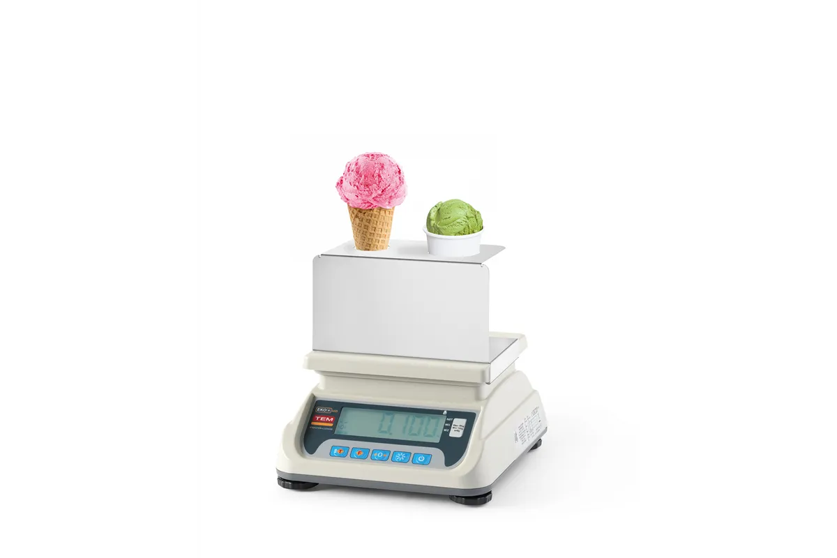 Waga LCD do lodów z portem RS232 i legalizacją, 255x264x244mm HENDI 755761