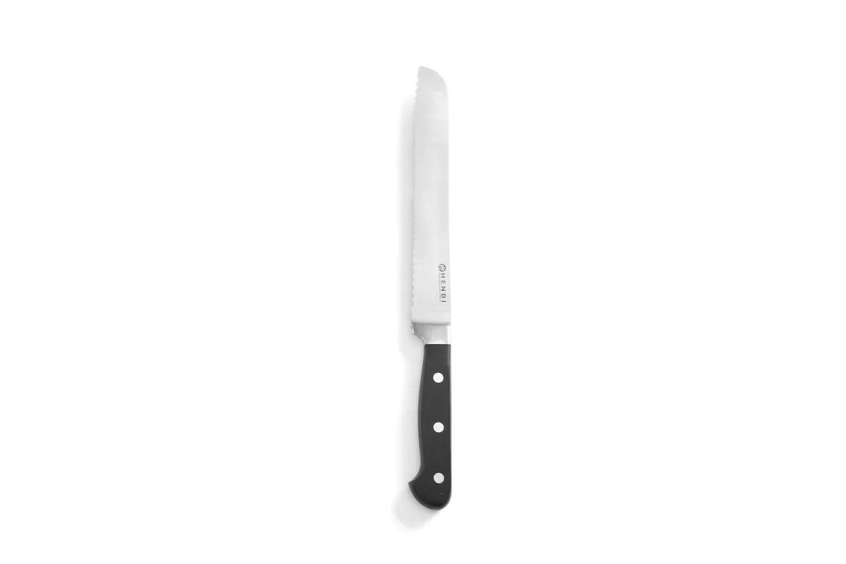 Nóż do chleba, Kitchen Line, czarny, 335mm HENDI 781333