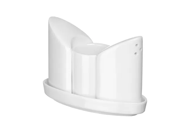 Zestaw do przypraw z pojemnikiem na wykałaczki, 125x54x90mm HENDI 786420