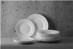 Zestaw talerzy Opal - 18 elementów, 18 szt., ⌀mm HENDI 795224