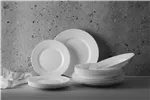 Zestaw talerzy Opal - 18 elementów, 18 szt., ⌀mm HENDI 795224