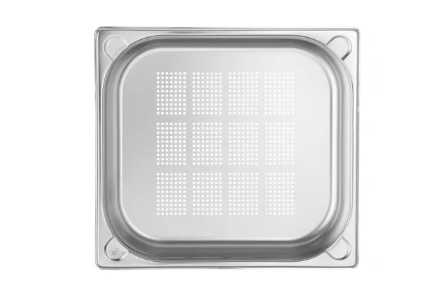 Pojemnik GN 2/3 – perforowany, Kitchen Line, GN 2/3, 5,5L, 65mm HENDI 807224