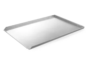 Blacha wypiekowa z 3 rantami, 600x400x20mm, Prostokątny HENDI 808207