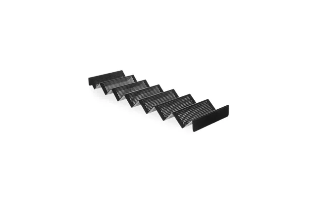 Ekspozytor do kanapek perforowany, czarny, 580x170x40mm HENDI 808269