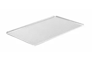 Blacha wypiekowa z 4 rantami, GN 1/1, srebrny, 530x325x10mm, Prostokątny HENDI 808306