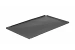 Blacha wypiekowa perforowana z 4 rantami, GN 1/1, czarny, 530x325x10mm, Prostokątny HENDI 808405