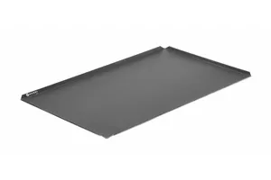 Blacha wypiekowa z 4 rantami, GN 1/1, czarny, 530x325x10mm, Prostokątny HENDI 808429