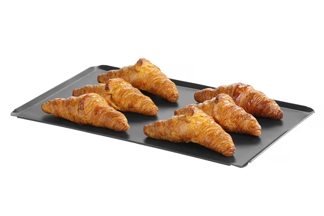 Blacha wypiekowa z powłoką nieprzywierającą CONVECTOMAT BAKE, GN 1/1, czarny, 530x325x10mm HENDI 808863