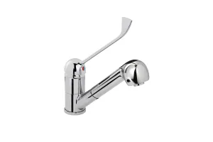 Bateria do zlewu z wyciąganym prysznicem, HENDI 810255