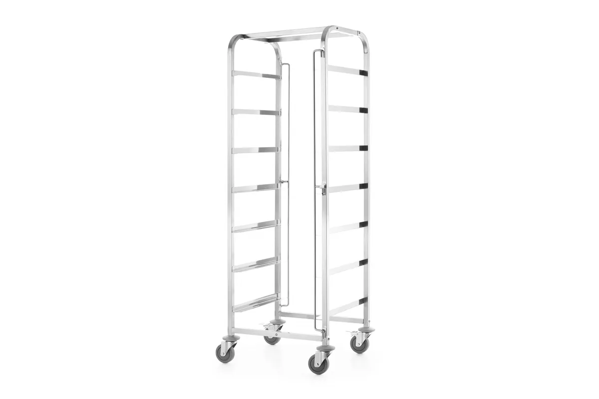 Wózek do transportu koszy do zmywarek, 7 × 500×500 mm, 615x560x1710mm HENDI 810583