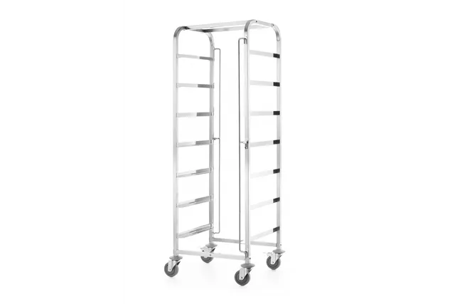 Wózek do transportu koszy do zmywarek, 7 × 500×500 mm, 615x560x1710mm HENDI 810583