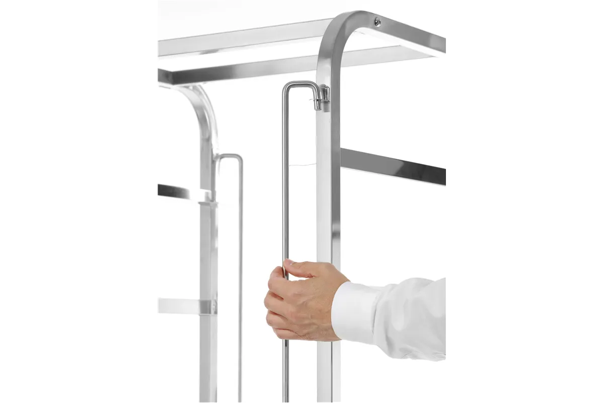 Wózek do transportu koszy do zmywarek, 7 × 500×500 mm, 615x560x1710mm HENDI 810583
