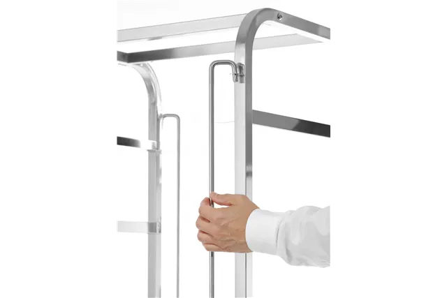 Wózek do transportu koszy do zmywarek, 7 × 500×500 mm, 615x560x1710mm HENDI 810583
