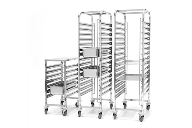 Wózek do transportu pojemników 7xGN 1/1, Profi Line, 445x615x945mm HENDI 810668