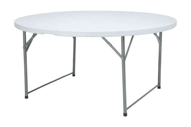 Stół cateringowy, okrągły, biały, ⌀1500x740mm, Okrągły AmerBox 810996