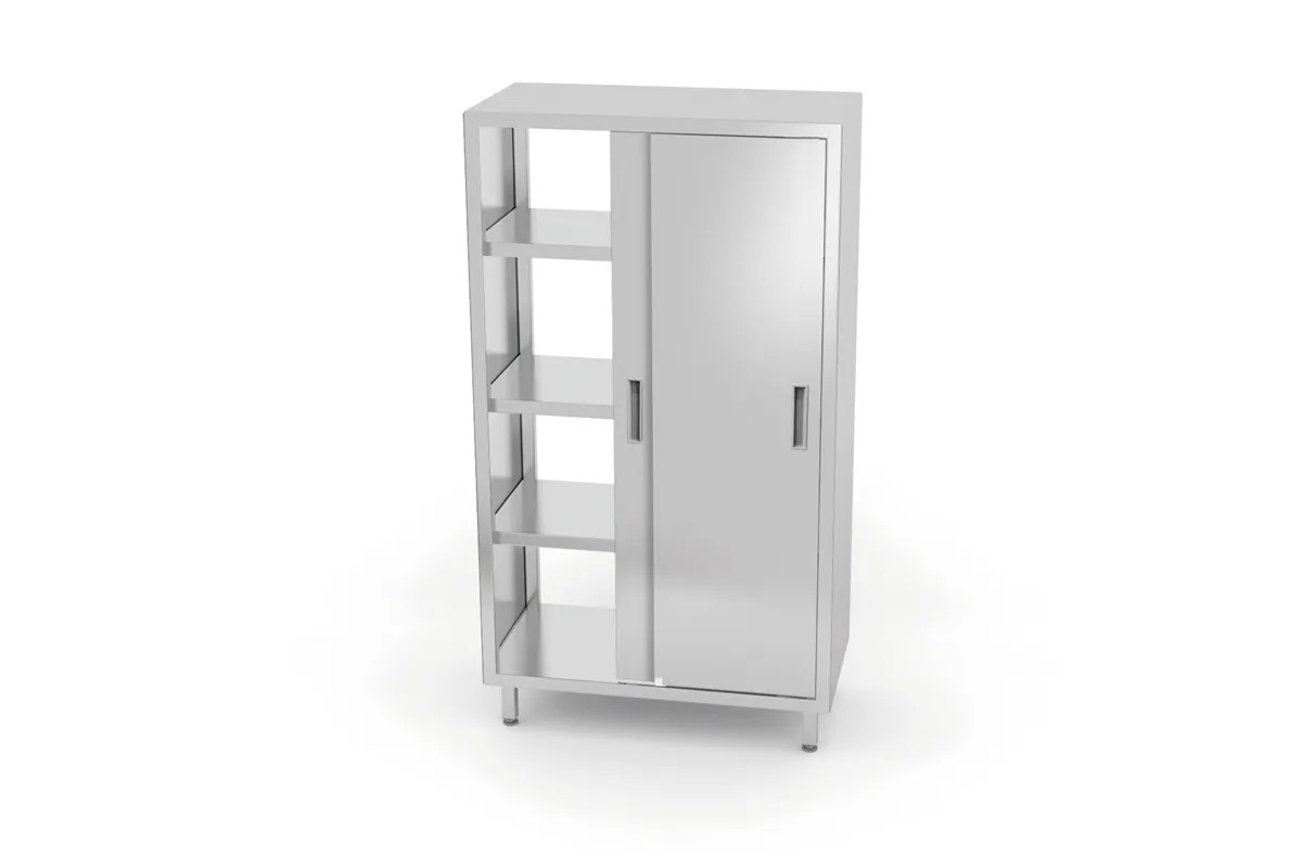 Szafa przelotowa z drzwiami suwanymi – skręcana, Kitchen Line, 800x700x1800mm HENDI 812402