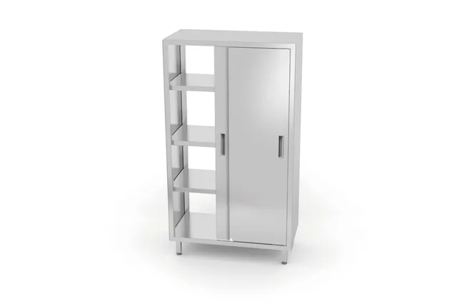 Szafa przelotowa z drzwiami suwanymi – skręcana, Kitchen Line, 800x700x1800mm HENDI 812402
