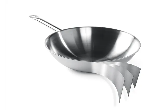 Wok 3-ply bez pokrywki, ⌀360x100mm HENDI 839003